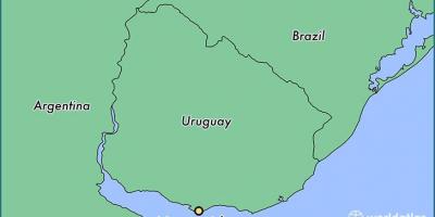 Kart av montevideo, Uruguay
